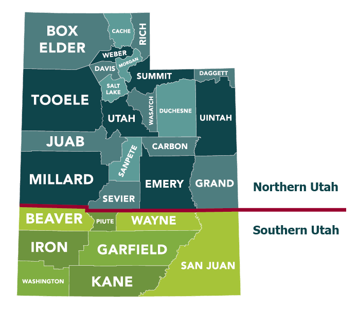 Utah County Map